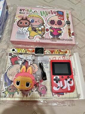 4-in-1 Kids Electronics Gift Set - Pink & Red